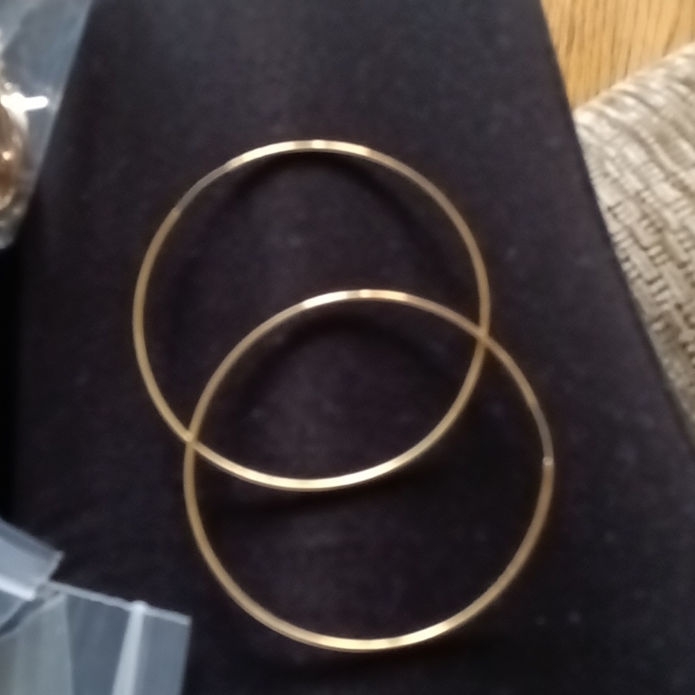 14k gold filled hoop earrings
